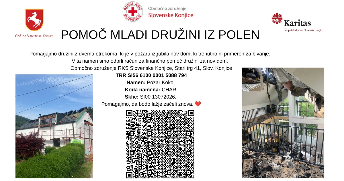POMOČ DRUŽINI IZ POLEN